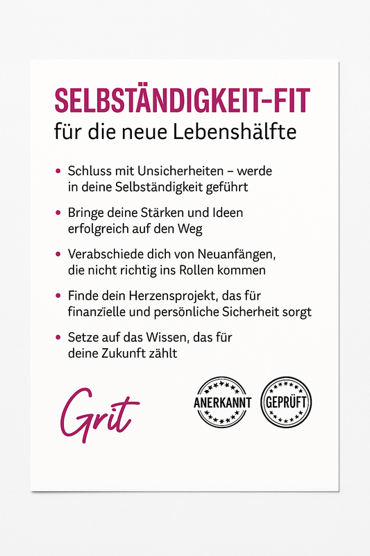 SELBSTSTÄNDIGKEIT - FIT