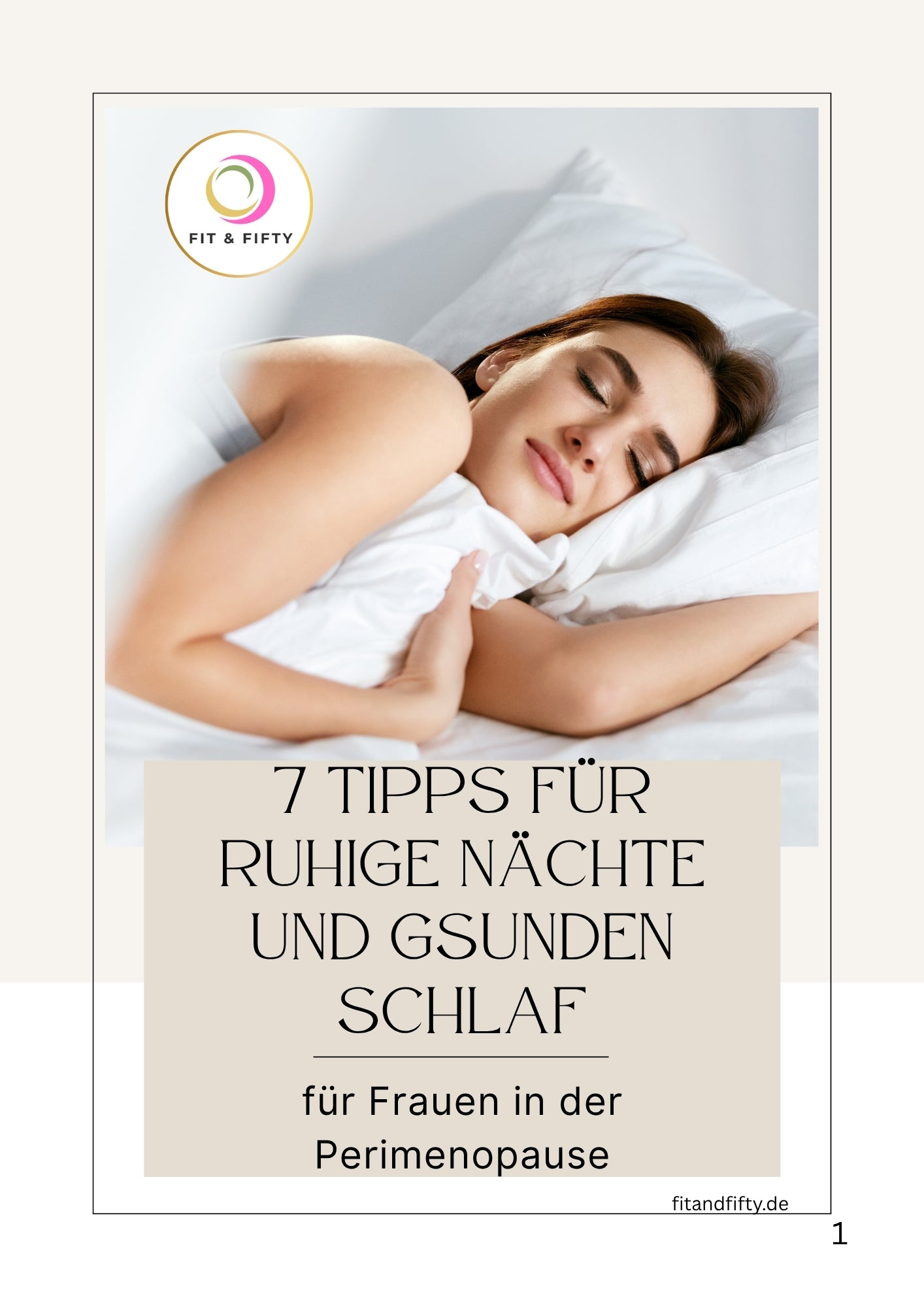 7 Tipps fuer Ruhige Nächte und gesunden Schlaf - Freebie