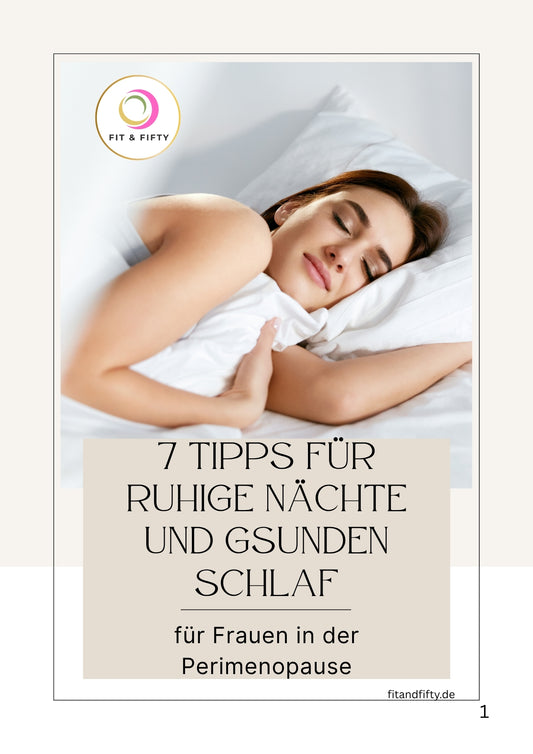 7 Tipps fuer Ruhige Nächte und gesunden Schlaf - Freebie