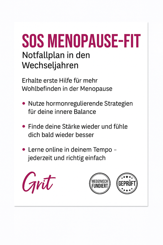NOTFALLPLAN MENOPAUSE-FIT